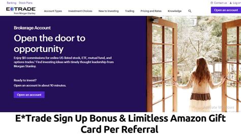 etrade signup bonus|E*TRADE Promotions of 2024 .